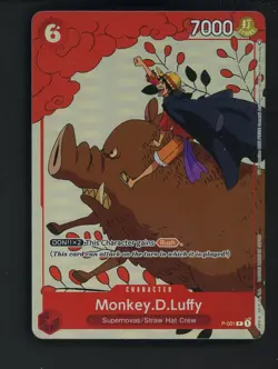 One Piece English P-001 Monkey D Luffy Gift Collection 2023 - Image 1