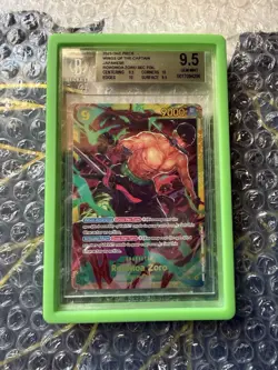 One Piece Roronoa Zoro Wings of the Captain SEC Alt Art OP06-118 BGS 9.5 English - Image 1