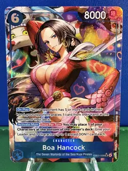 One Piece - Boa Hancock EB03-026 (SR) Alternate Art Heroines Edition English NM - Image 1