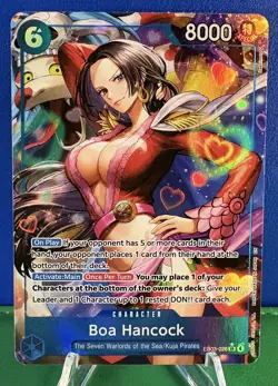 One Piece - Boa Hancock EB03-026 (SR) Alternate Art Heroines Edition English NM - Image 4