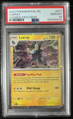 Luxray - (Cosmos Holo Exclusive) 071/193 Miscellaneous Cards & Products- PSA 10 - Image 1