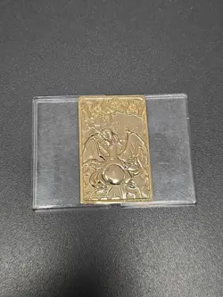 Pokemon Charizard Gold-Plated Card 1999 - Image 1