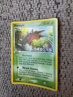 2005 Pokemon EX Deoxys #82 Wurmple Reverse Holo NM Rare Vintage Card STAMPED - Image 2