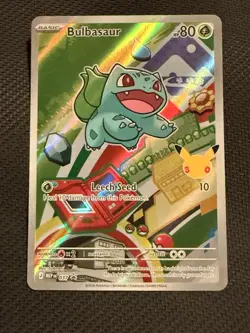 Pokemon Bulbasaur MEP Holo Card 037 80 HP Leech Seed 10 2026 Pokemon TCG - Image 1