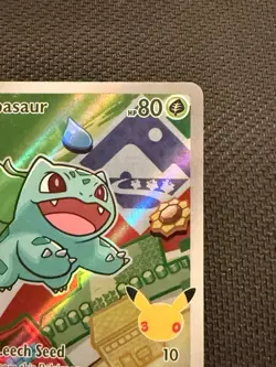 Pokemon Bulbasaur MEP Holo Card 037 80 HP Leech Seed 10 2026 Pokemon TCG - Image 3