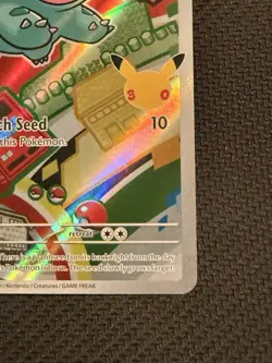 Pokemon Bulbasaur MEP Holo Card 037 80 HP Leech Seed 10 2026 Pokemon TCG - Image 4