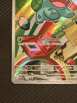 Pokemon Bulbasaur MEP Holo Card 037 80 HP Leech Seed 10 2026 Pokemon TCG - Image 5