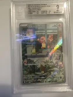 Charmander 044 Sv: Scarlet & Violet Promo Cards Holo BGS 9 Better Than PSA 9 - Image 1