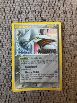 2005 Pokemon EX Deoxys #26 Skarmory Reverse Holo MINT Rare Vintage Card STAMPED - Image 1