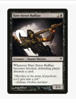 Slate Street Ruffian #53 (DDM) Magic Card in Protective Sleeve - Image 1