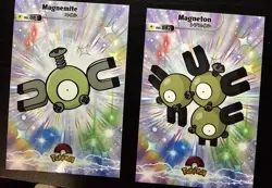MAGNEMITE X MAGNETON LOT - POKEMON CARD DATABASE SHINY HOLO CCG - Image 1