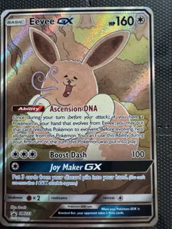 Pokemon Eevee GX SM233 Promo Holo Basic HP160 Rare Card Pokemon TCG Card Stock - Image 1