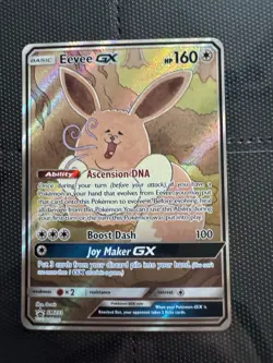 Pokemon Eevee GX SM233 Promo Holo Basic HP160 Rare Card Pokemon TCG Card Stock - Image 3