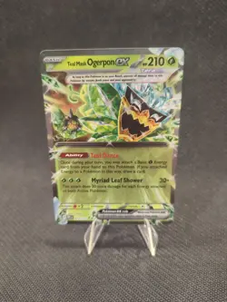 Pokemon TCG Teal Mask Ogerpon EX Prismatic Evolutions Holo Card 012/131 - Image 1