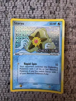 2005 Pokemon EX Deoxys #77 Staryu Reverse Holo MINT Rare Vintage Card STAMPED - Image 1
