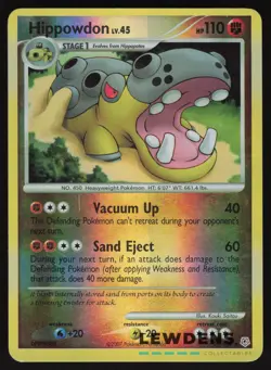 Hippowdon - 29/130 - Rare Reverse Holo - Diamond & Pearl Base - Pokemon Card - Image 1
