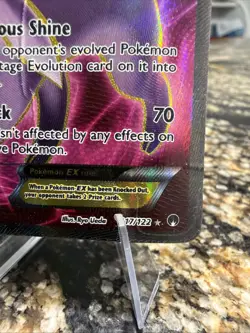 Espeon EX 117/122 Ultra Rare Full Art Pokemon Card - Image 4