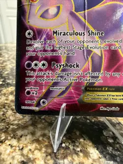 Espeon EX 117/122 Ultra Rare Full Art Pokemon Card - Image 5