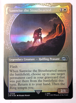 Samwise the Stouthearted FOIL 306 Lord of the Rings MTG Magic the Gathering NM - Image 1