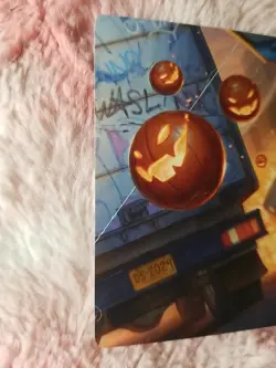 Pumpkin Bombs 2025 Magic The Gathering Spider-Man Art Series 6/6 MTG - Image 2