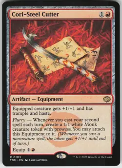 MTG Cori-Steel Cutter NM Tarkir: Dragonstorm Magic 103 - Image 1