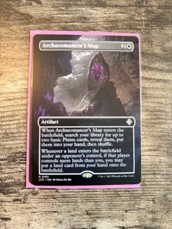 Archaeomancer's Map (Borderless) Commander: the Lost Caverns of Ixalan Regular - Image 1