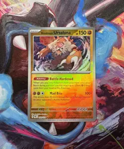 Prismatic Evolutions - Bloodmoon Ursaluna (Masterball) 054/131 - Rare Pokemon - Image 1