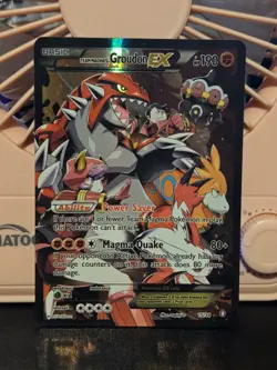 Pokemon Team Magma's Groudon EX Holo Ultra Rare Double Crisis 15/34 - Image 1