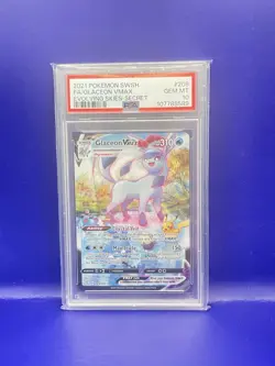 PSA 10 2021 Pokemon Evolving Skies Glaceon Vmax #209 Alternate Secret Art - Image 1