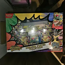 Pokemon Mega Evolution Ascended Heroes Premium Poster Collection Mega Lucario - Image 1