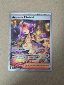 Acerola's Mischief 183/132 SIR Special Illustration Rare Mega Evolution Pokemon - Image 1