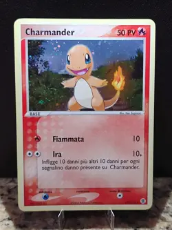 Italian Charmander 113/112 FireRed & LeafGreen Secret Rare Pokemon Card w/SWIRL - Image 1