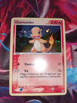 Italian Charmander 113/112 FireRed & LeafGreen Secret Rare Pokemon Card w/SWIRL - Image 3