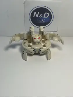 Bakugan Pearl Haos Blade Tigrerra 500G White Battle Brawlers W/Card RARE - Image 2