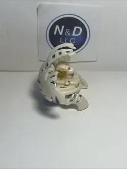 Bakugan Pearl Haos Blade Tigrerra 500G White Battle Brawlers W/Card RARE - Image 4