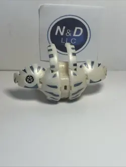 Bakugan Pearl Haos Blade Tigrerra 500G White Battle Brawlers W/Card RARE - Image 5