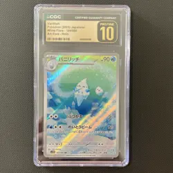 Pokemon Vanillish White Flare 109/086 Holo CGC Pristine 10 Japanese - Image 1