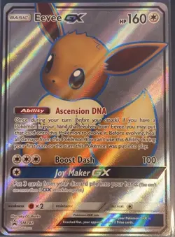 Pokemon Eevee GX Full Art Promo SM242 Sun & Moon Black Star Promo - Image 1
