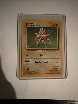 Pokemon TCG Hitmonchan Base Set 7/102 Holo 1999-2000 Wizards Base Set holo - Image 1