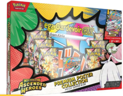 Pokemon TCG Ascended Heroes Premium Collection Poster Box Mega Gardevoir New - Image 1