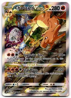 Charizard VSTAR SWSH262 Holo Promo Sword & Shield Promo Pokemon Holo Near Mint - Image 1