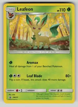 Leafeon - SM237 SM237 Promo Sun & Moon Promo Pokemon NM - Image 1