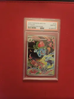 PSA 10 Pokemon Meg Evolution Illustration Rare #134 Ivysaur PSA 10 - Image 1