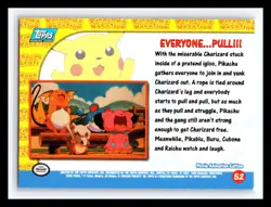 💥 EVERYONE PULL!!! Topps Pokemon Pikachu's Vacation # 52 Movie Blue Logo 1999 - Image 2