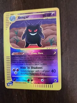 Pokemon TCG Gengar 48/165 Expedition Base Set Reverse Holo - Image 3