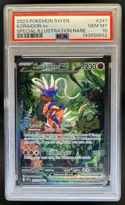 2023 Pokemon SV Koraidon ex Special Illustration Rare #247/198 PSA 10 GEM MINT - Image 1