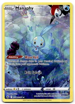 Manaphy GG06/GG70 Holo Crown Zenith Galarian Gallery Pokemon Holo NM - Image 1