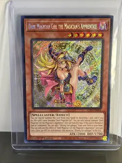 Yu-Gi-Oh Dark Magician Girl the Magician's Apprentice Alin-En004 SCR Secret Rare - Image 1