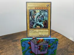 Yugioh Blue-Eyes White Dragon LOB-001 Unlimited Rare Ultra Rare - Image 1