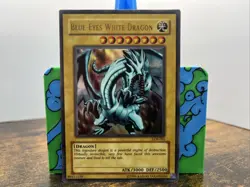 Yugioh Blue-Eyes White Dragon LOB-001 Unlimited Rare Ultra Rare - Image 2